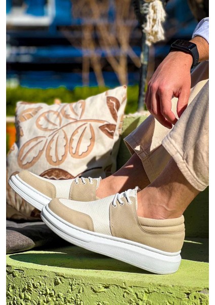 KB-042 Kuback Bağcıklı Bej Günlük Erkek Ayakkabı fırsatları