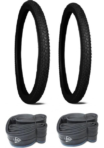 16 Jant 16X1.95 Bisiklet Dış Lastiği BL300 x 2 Adet + Billas Iç Lastik Seti