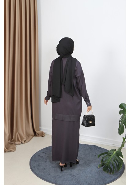 Düğme Detaylı Merserize Etekli Takım indirimleri