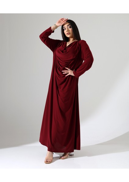 Büyük Beden Degaje Yaka Uzun Abiye Elbise modelleri