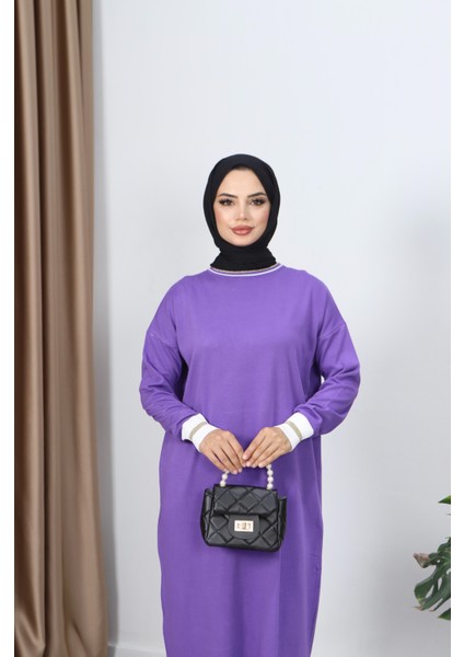 Sim Detaylı Merserize Elbise modelleri