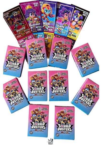 Squad Busters (Yeni) 10 Kutu 100 Adet Oyun Kartı