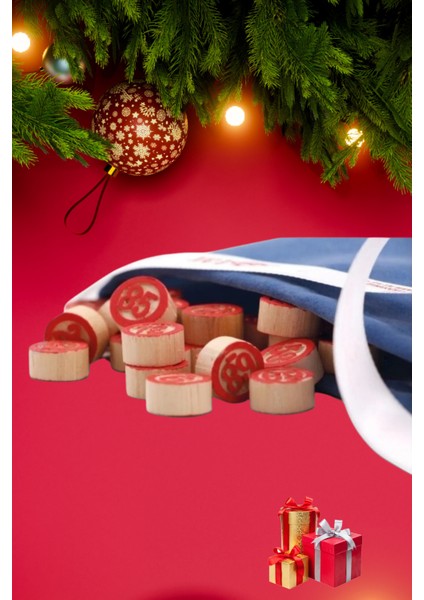 Deluxe Tombala (Ahşap Pullu Kadife Keseli) modelleri