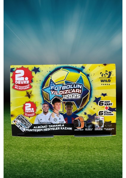 Futbolun Yıldızları 2025 2.devre 48 Kutulu Devasa Paket Albümü Tamamla Hediyeleri Kazan