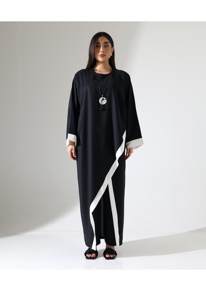 Asimetrik Rahat Kalıp Elbise Takım