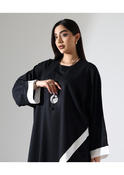 Asimetrik Rahat Kalıp Elbise Takım