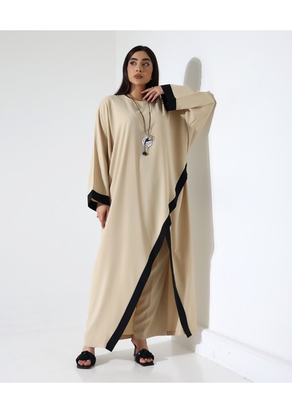 Asimetrik Rahat Kalıp Elbise Takım