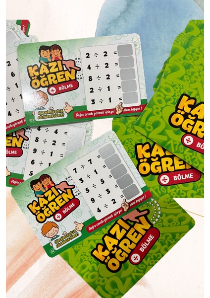 Kazı Öğren Öğrenmenin Yeni Yöntemi 4 Işlem Egzersizi (Bölme) fiyatları