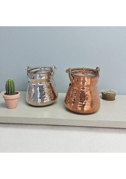 - El Dövmesi Mini Bakır Bakraç – 500 ml Kapasiteli, El Işçiliği, Sağlıklı ve Şık Sunumluk,yoğurtluk modelleri