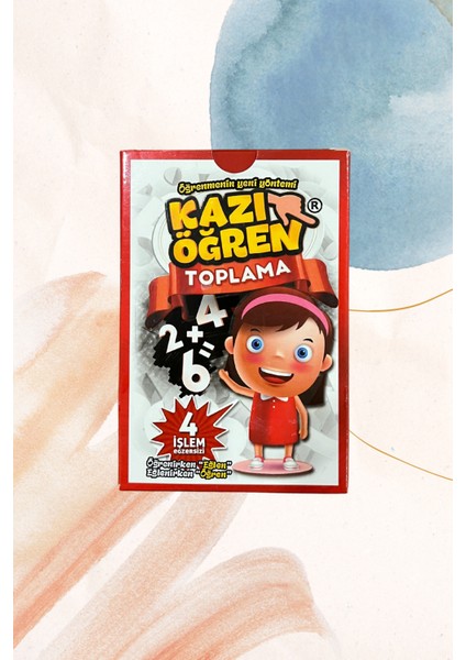 Kazı Öğren Öğrenmenin Yeni Yöntemi 4 Işlem Egzersizi (Toplama)