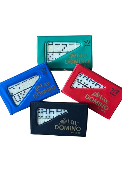 Domino Özel Çantalı 28 Adet Melamin Domino Taşı Aile ve Masa Oyunu Seyahat Için Mükemmel