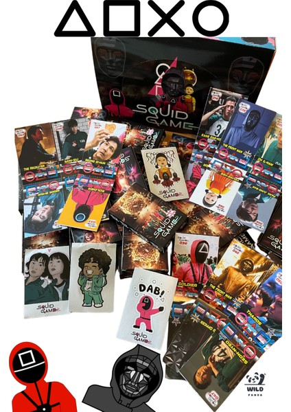 Squid Game 2. Sezon Kartlar | 10 Kutu Içinde Toplam 60 Kart 10 Stickers Oyun Kartları Kutusuz fiyatları