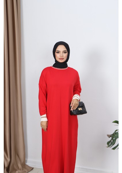 Sim Detaylı Merserize Elbise modelleri