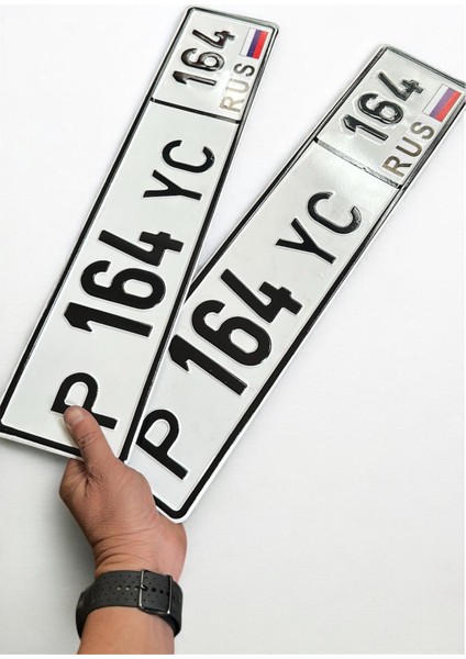 Rus Plakası, Yabancı Plaka, Dekor Plaka