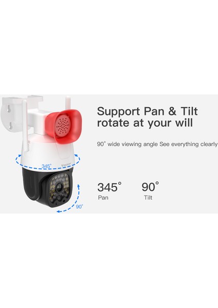 Q-KAM PRO 3042 WİFİ İÇ VE DIŞ MEKAN KAMERA, HAREKET TAKİP, ALARM fiyatları