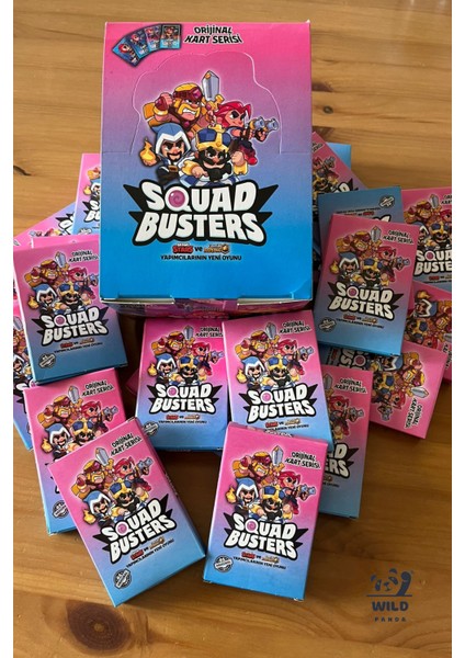 Squad Busters (Yeni) Orijinal Kart Serisi 240 Adet Oyun Kartı 24 Paket