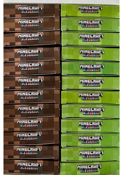 Mine Craftt Yeni Sürpriz Hologram Oyun Kartları Tam Kutu 24 Adet modelleri