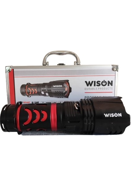 WS-14800 80 Wat 8000 Lümen 10 Saat Çalışan Profosyonel El Feneri (Yeni Ürün) modelleri