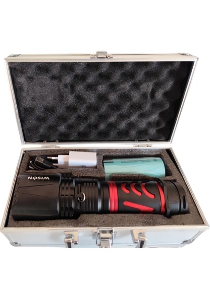 WS-14800 80 Wat 8000 Lümen 10 Saat Çalışan Profosyonel El Feneri (Yeni Ürün) fırsatları