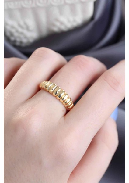 Altın Renk Ayarlamalı Burgu Kadın Yüzük - PRT3500EB05156 fiyatları