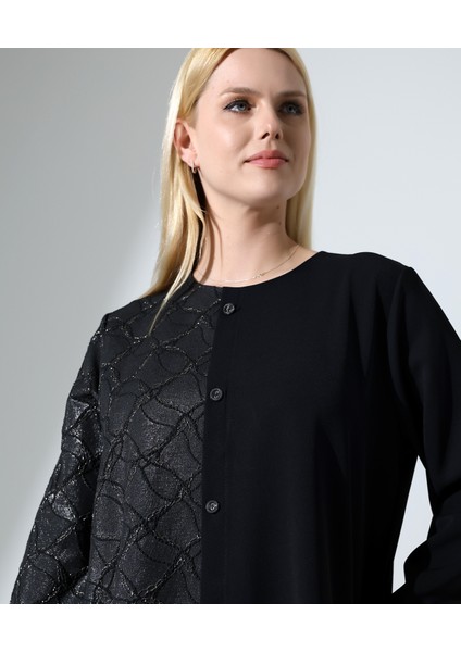 Büyük Beden Dokuma Krep Tunik