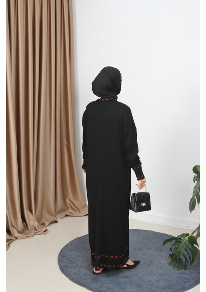 Şeritli Çift Renk Merserize Elbise indirimleri