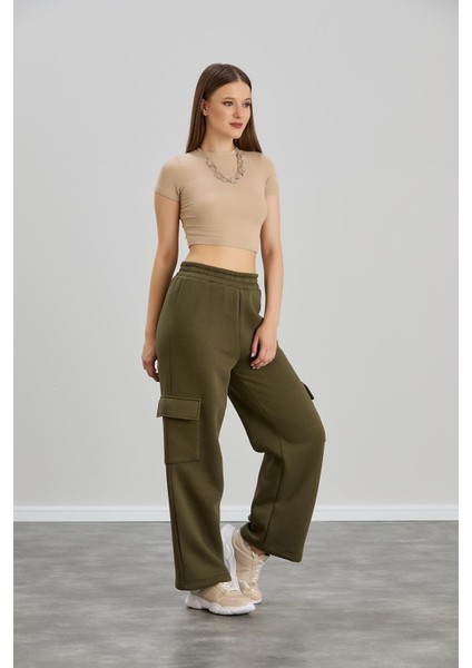 Kargo Cepli Bol Paça Eşofman Altı modelleri