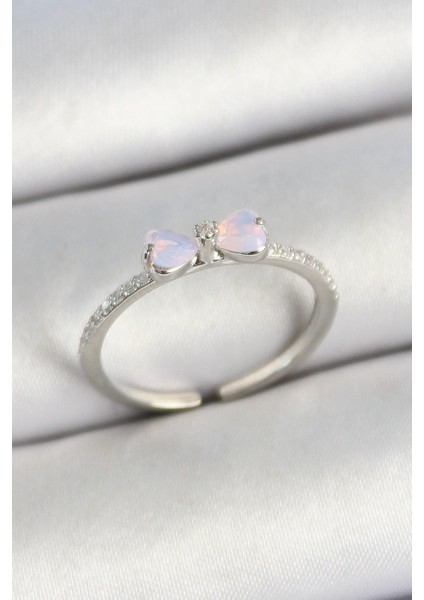 Pirinç Fiyonk Figürlü Zirkon Taşlı Gold Renk Ayarlanabilir Kadın Yüzük - PRT3500EB06265