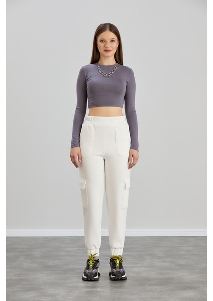 Kargo Cepli Eşofman Altı