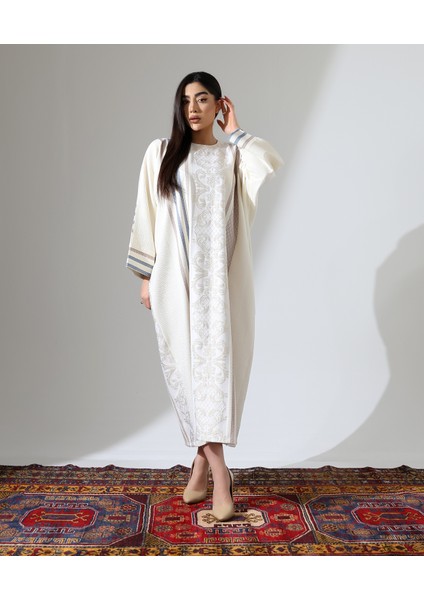 Büyük Beden Dokuma Uzun Elbise fiyatları