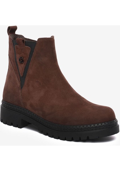 31022 Kadın Hakiki Deri Fermuarlı Kısa Urban Bot fiyatları