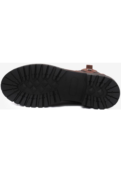 31022 Kadın Hakiki Deri Fermuarlı Kısa Urban Bot indirimleri