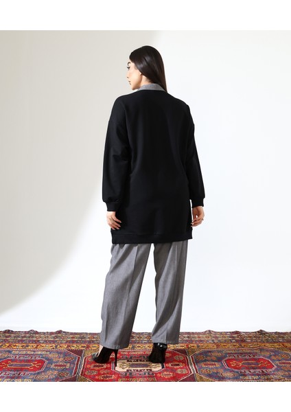 Önden Fermuarlı Tunik Spor Takım