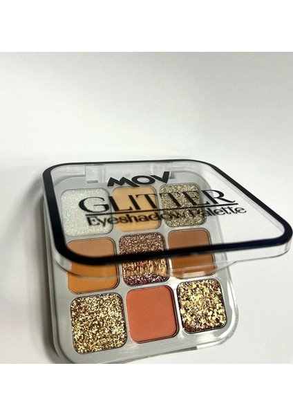 9’lu Glitter Far Paleti No:03 – Yüksek Pigmentli & Işıltılı Göz Farı fırsatları