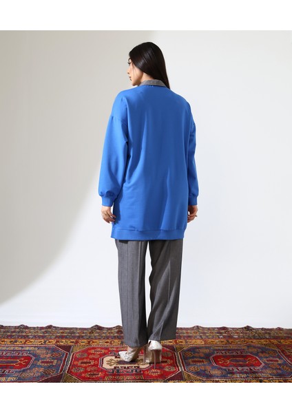 Önden Fermuarlı Tunik Spor Takım