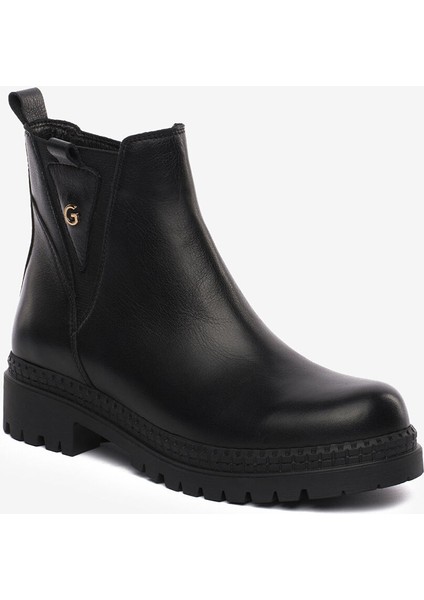 31022 Kadın Hakiki Deri Fermuarlı Kısa Urban Bot fiyatları