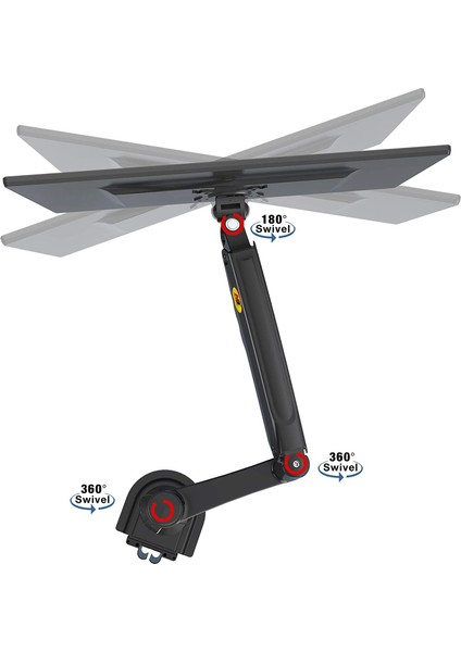 North Bayou NB H180 Amortisörlü Profosyonel 22-35 inch Monitör Standı 2026 Versiyon indirimleri