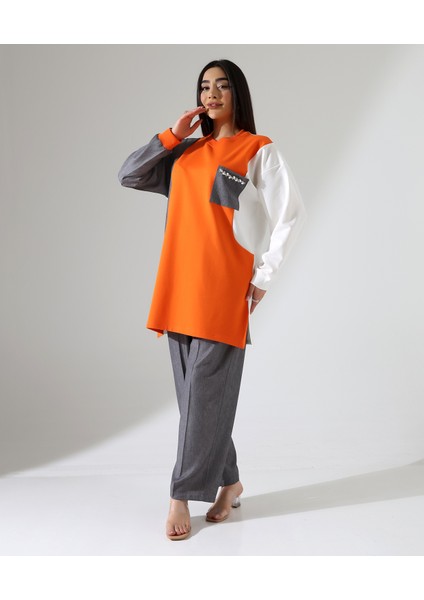 Cep Detaylı Tensel Spor Takım modelleri