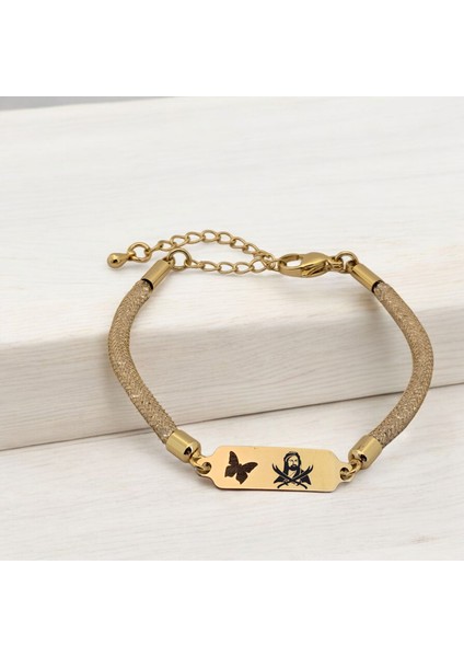 Altın Plakalı 14 Ayar Hz Ali Temalı Kelebek Motifli Hasır Kordonlu Hediye BILEKLIK-647SEMBOL fiyatları