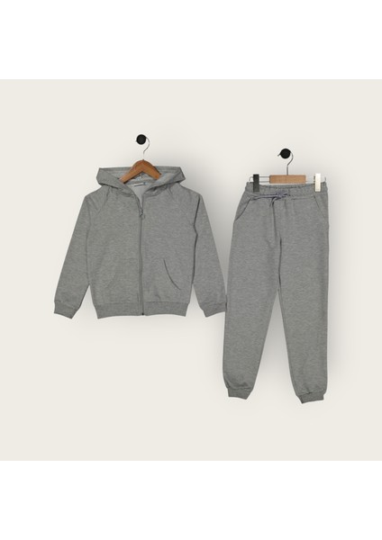 Kız Çocuk 7 - 10 Yaş Uzun Kollu Fermuarlı Okul Eşofman Takımı modelleri