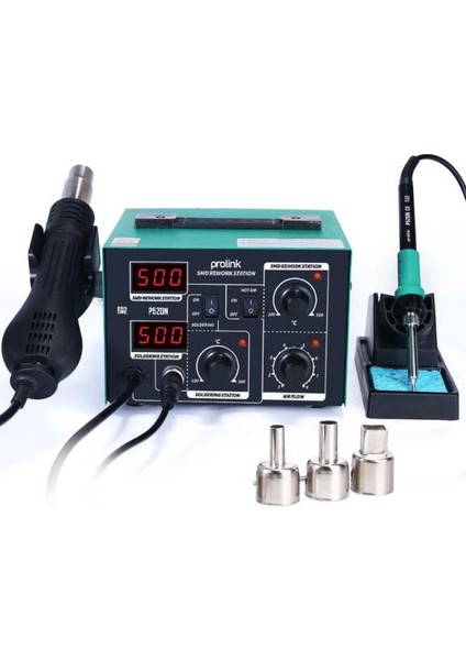 Prolınk P-52 Dn Sıcak Hava Üflemeli Dijital Isı Ayarlı Istasyon Havya