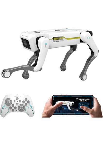 Teeggi Akıllı Robot Köpek | Uygulama ve Sesle Kontrollü Oyuncak | 3-12 Yaş Çocuklar Için Eğitici Dans Eden Müzikli Programlanabilir Robotik Köpek