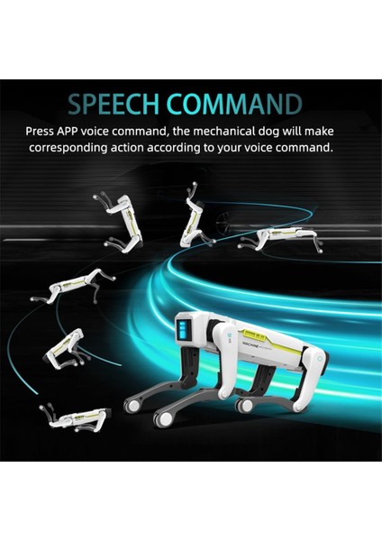 Teeggi Akıllı Robot Köpek | Uygulama ve Sesle Kontrollü Oyuncak | 3-12 Yaş Çocuklar Için Eğitici Dans Eden Müzikli Programlanabilir Robotik Köpek