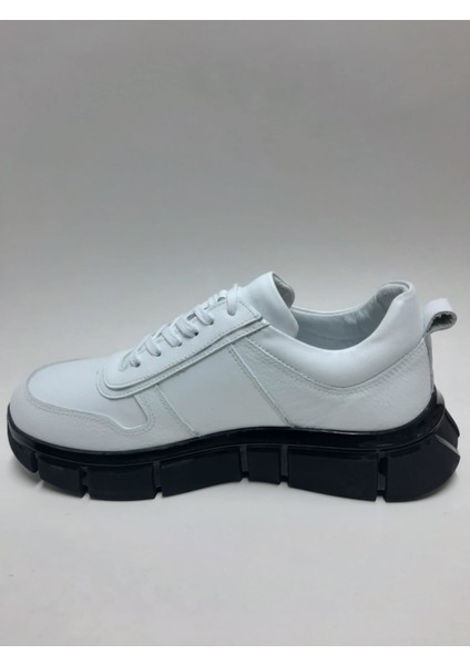 Hakiki Deri Beyaz Bağcıklı Kalın Hafif Tabanlı Erkek Ayakkabı C-912397HDYT modelleri
