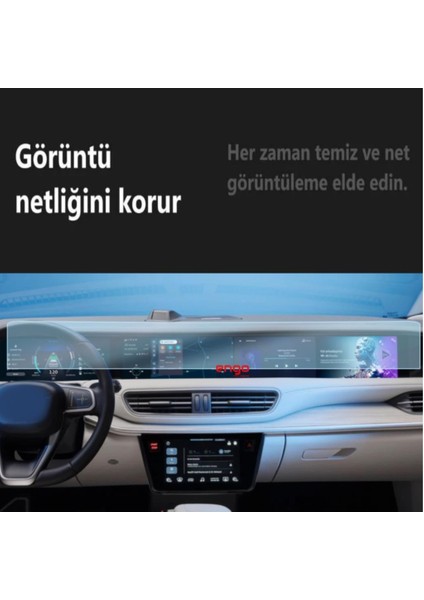 Togg T10F Ekran Koruyucu Dijital Gösterge ve Multimedya Nano Parlak fırsatları