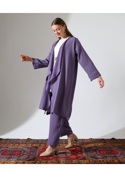 Şal Yaka Hırka Tesettür Büyük Beden Takım modelleri