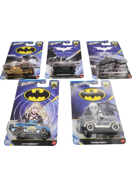 Batman Temalı Arabalar 85 Yıl Özel Seri 5 Adet Set fiyatları