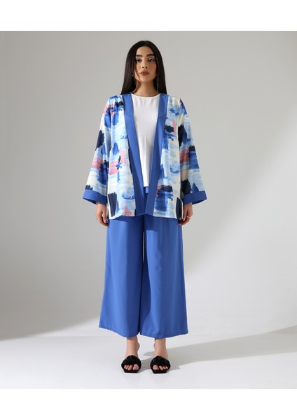 Kısa Kimono Tesettür Takım