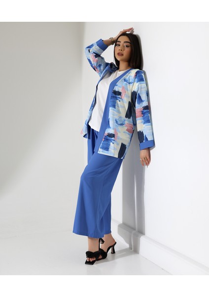 Kısa Kimono Tesettür Takım