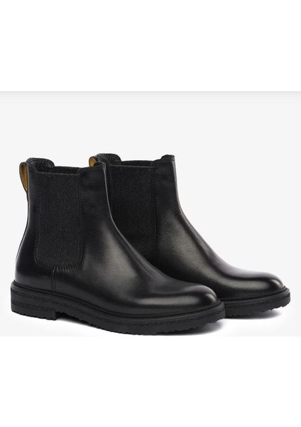 35361 Kadın Hakiki Deri Lastikli Chealse Bot modelleri